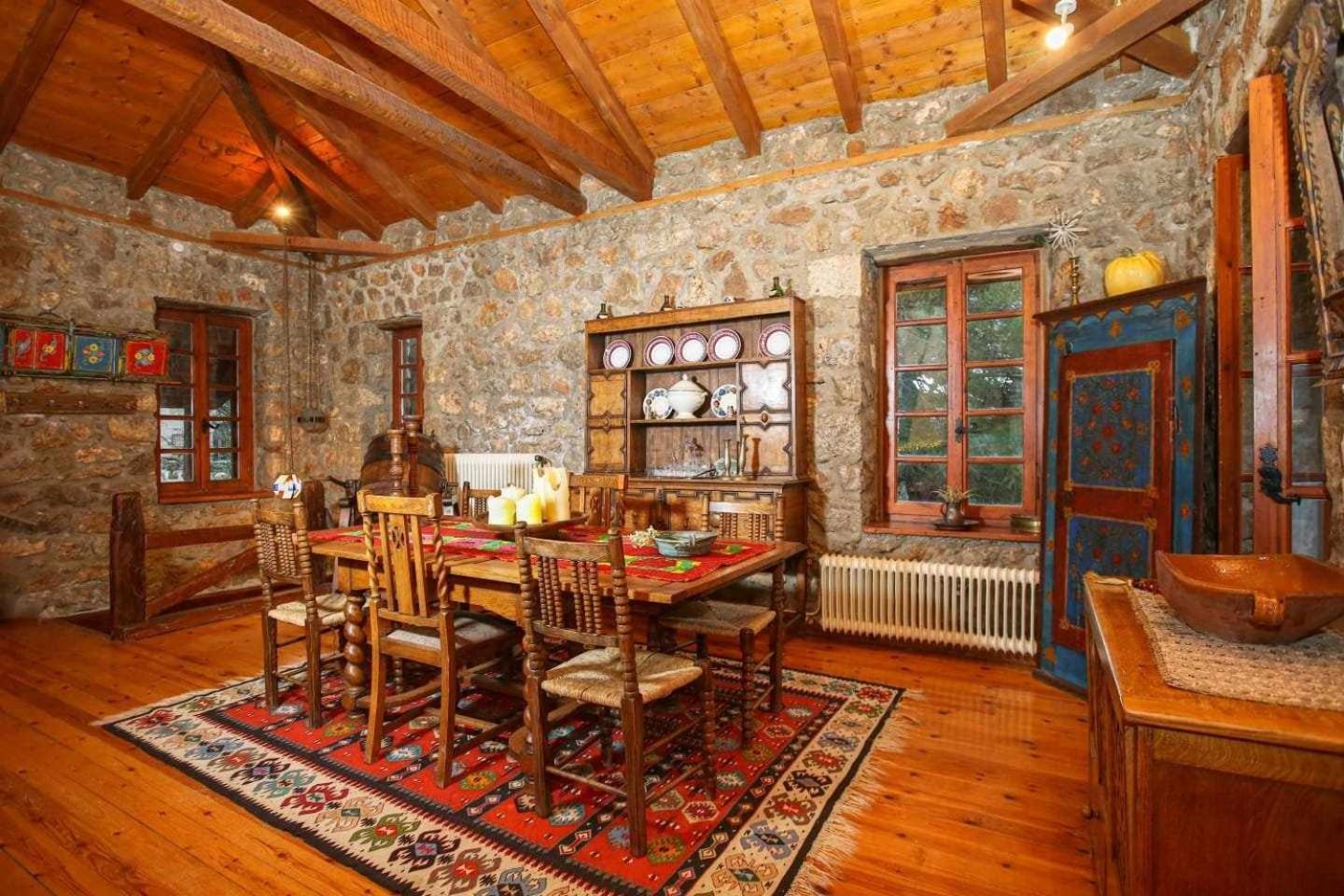 Вилла Mariolata Stone House Lilaia Экстерьер фото